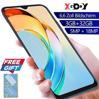 2025 Neu 6,6 Zoll Smartphone Ohne Vertrag Android Handy 8-Core 32GB 4500mAh 2SIM