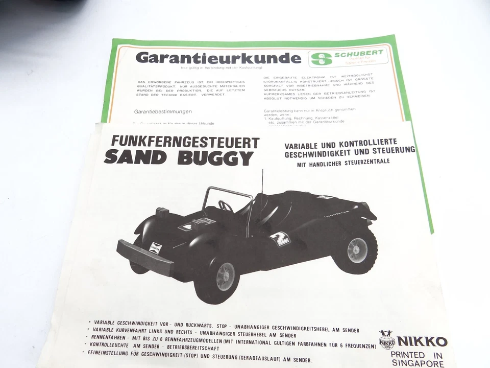 Road Star Sand Buggy Ferngesteuert Auto Alt RC Japan Europlay Nikko Tronico 1980 - Bild 2 von 4