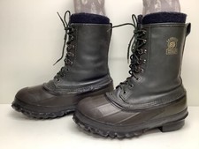 VTG MENS LACROSSE WINTER INSULATED WORK BROWN BOOTS SIZE 8