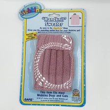 🧶 New Webkinz "Handknit" Sweater - Unused Code, Pet & Smoke-Free 🧶