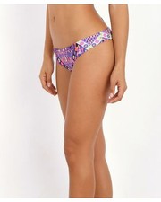 MARA HOFFMAN REVERSIBLE LOW RISE BIKINI SWIM BOTTOM MACRAME MULTI LARGE NEW 117