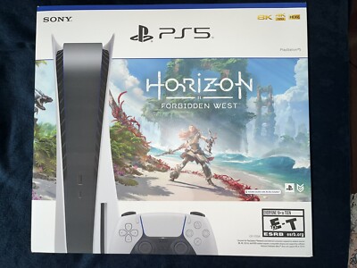 Sony PS5 Console, Disc, Horizon Forbidden West Bundle - White BRAND NEW/UNOPENED