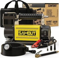 SMAOUT 12V Air Compressor, Portable Inflator 7.06 CFM Air Pump Max 150PSI NEW
