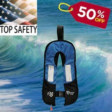 50 OFF Manual High Quality Inflatable Life Jacket Life Vest PFD Boating Fishing