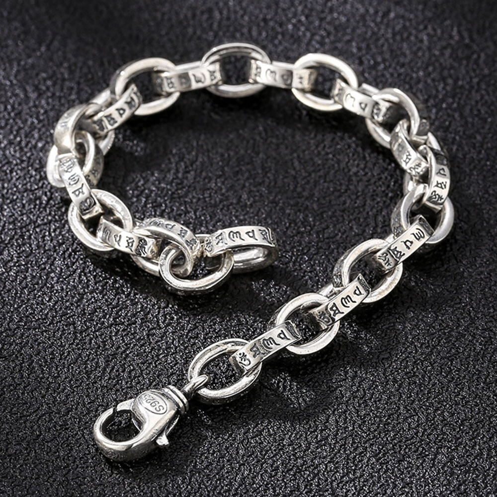 c*.様 HIGH-END ORIGINAL CHAIN BRACELET Sterling Silver Cable Chain Bracelet Size 7 In - Etsy