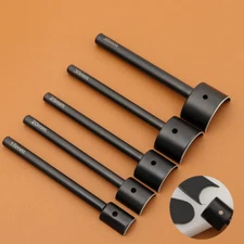 7pcs Leather Craft Half-Round Cutter Punch Arc-Shaped Punch Tool for Belt Strap