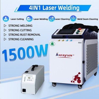 Raycus Welder Machine 1500W 4in1 for Cutting Cleaning Welding with Raytools Head