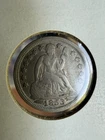 1853 Arrows Seated Liberty Dime -Circulated - DETAILES CLEANED *READ* 90% Silver