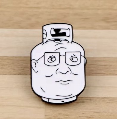 King Of The Hill Hank Hill Propane Tank Enamel Pin