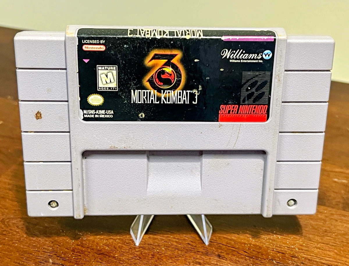 Nintendo SNES Mortal Kombat 3 NTSC-U/C (US/CA) Video Games for