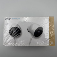 New-Sealed-Google-Nest Cam Outdoor-2-Pack-A0033-NC2400ES-Free Shipping 