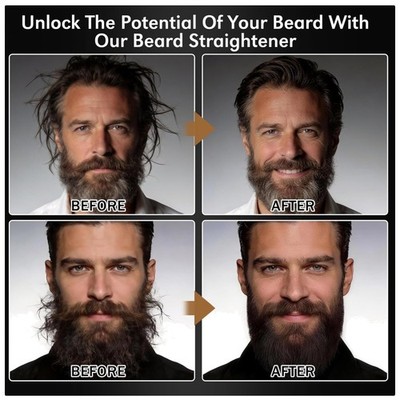 Complete Beard Straightener Kit for Men