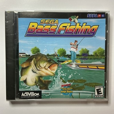 Sega Bass Fishing (PC, 2001) Sega PC Activision New  Free Shipping Please Read