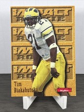 SkyBox Impact Tim Biakabutuka #152 Rookie Michigan Wolverines Panthers Card. rookie card picture