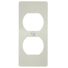 WIREMOLD LEGRAND 5507D NON-METALLIC DUPLEX FACEPLATE 5500, IVORY