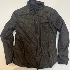 All Saints Spitafield Jacket Button Up men Xl fits like L Cotton Very Light