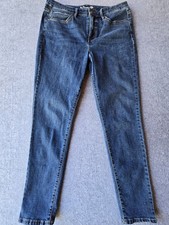 Seven7 Women's Jeans Skinny Stretch High Rise Dark Wash Size 12 32"x28" 