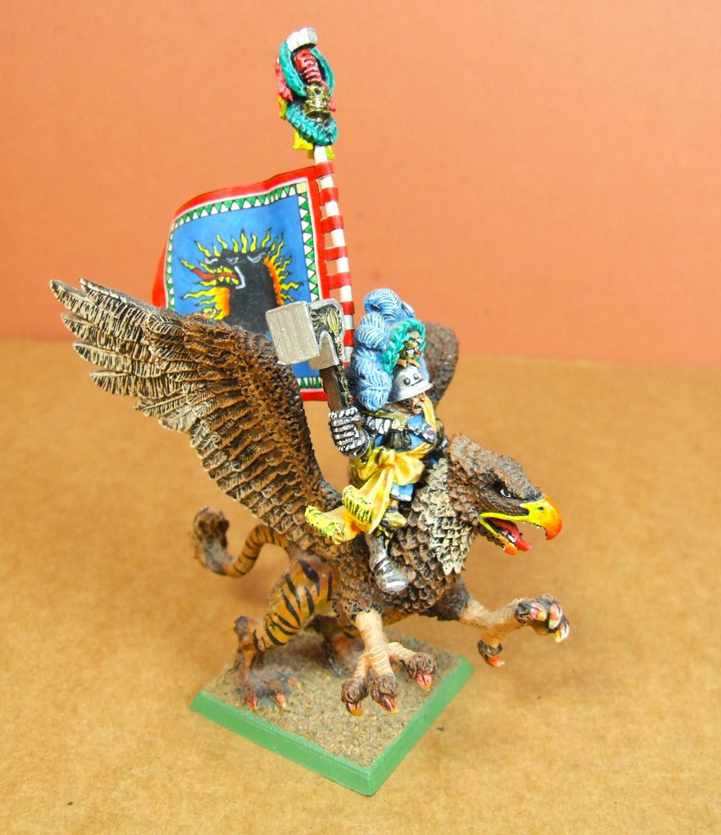 Warhammer- Empire - Vintage Karl Franz on Deathclaw Griffon