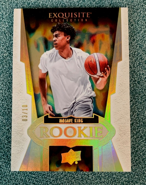 2021 Upper Deck Goodwin Exquisite Mojave King R-MK Rookie Gold Spectrum /10
