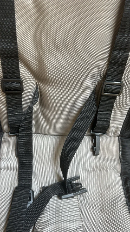 Chicco Bravo Quick-Fold Stroller - Golden Tan Color Seat Sling - Image 4 of 4