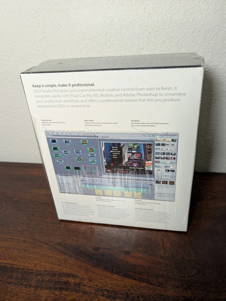 Software Apple DVD Studio Pro 3 M9498Z/A © 2003 Brand New - Image 3 of 4