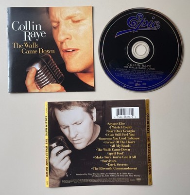 Collin Raye: ''The Walls Came Down'' Pre-owned CD (NO JEWEL CASE NO USPS TRACKING)