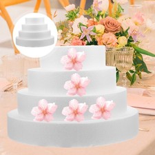 4 Pack Artificial Cake for Decoration Practice Moulds Decorating
