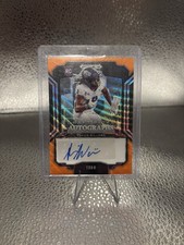 2025 Prizm Draft Picks Savion Williams /75 RC AUTO ORANGE PULSAR #DPA-SWS TCU