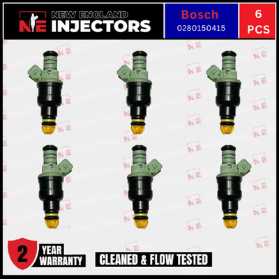 Reman OEM Bosch Fuel Injector Set of 6 0280150415 1991-1999 BMW 2.5L 3.0L I6