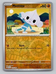 Meditite 110/198 Reverse Holo Scarlet & Violet Base Set