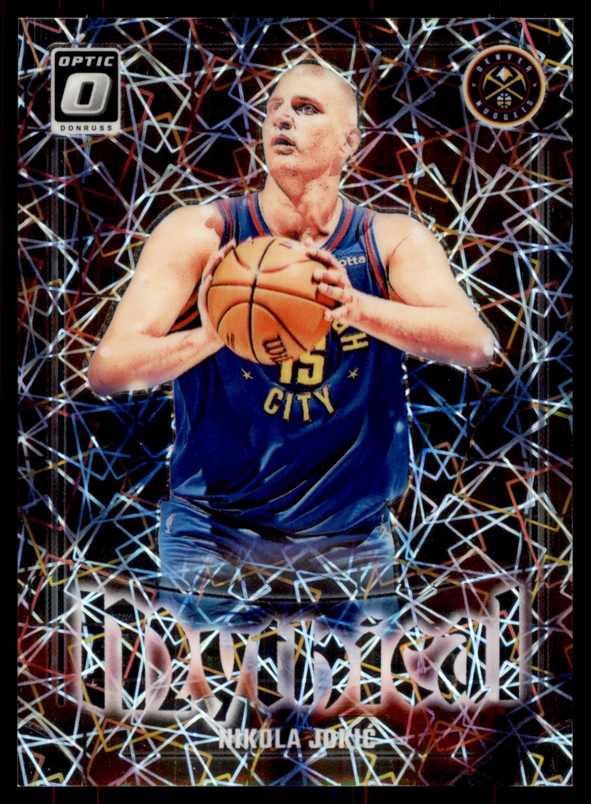 2024-25 Panini Donruss Optic Nikola Jokic Mythical SSP Case Hit DENVER NUGGETS