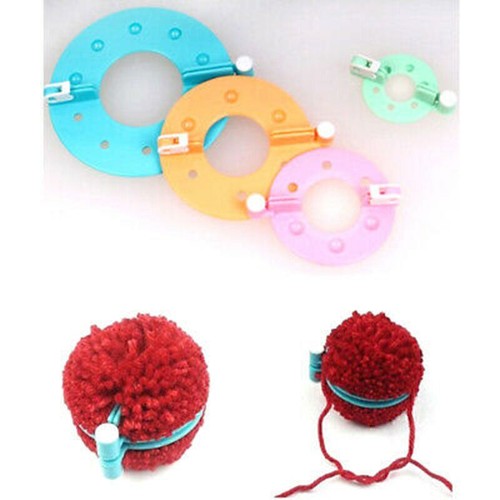 8 Stück Pompon Set Selber Machen Bommel Maker Pompom Macher 4 Größen Kunst E6Q4 - Bild 3 von 13