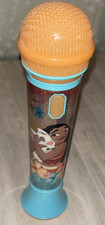 Disney Moana Sing Along Microphone Toy Lights Up Works Orange Blue