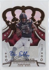2020 Panini Chronicles Draft Picks Holo Signatures 11/99 Bryan Edwards Auto 2r8