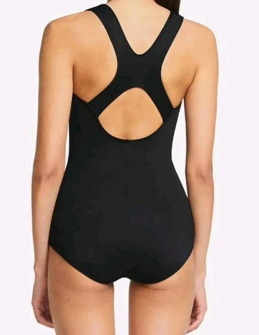 Baleaf Swimwear Women's Size 36 Racerback Athletic One Piece Swimsuit Black  - Image 4 of 4