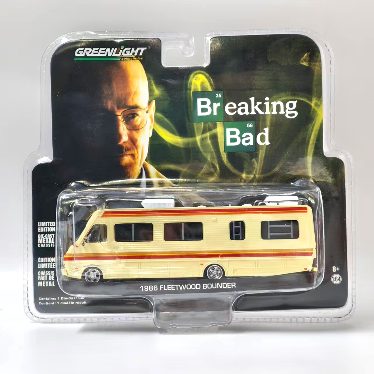 1/64 GreenLight 1986 Fleetwood Bou Breaking Bad Bus Simulation