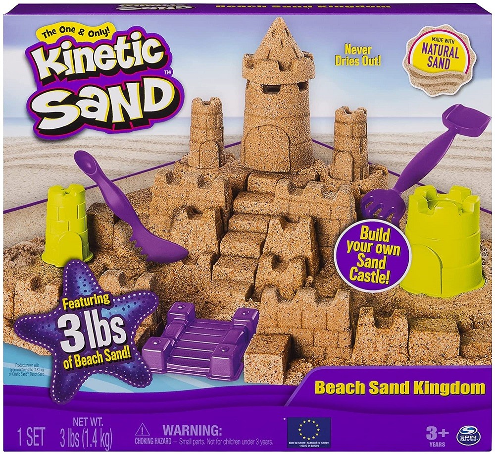 Игровой набор Spin Master с кинетическим песком Beach Sand Kingdom Playset, США, продавец