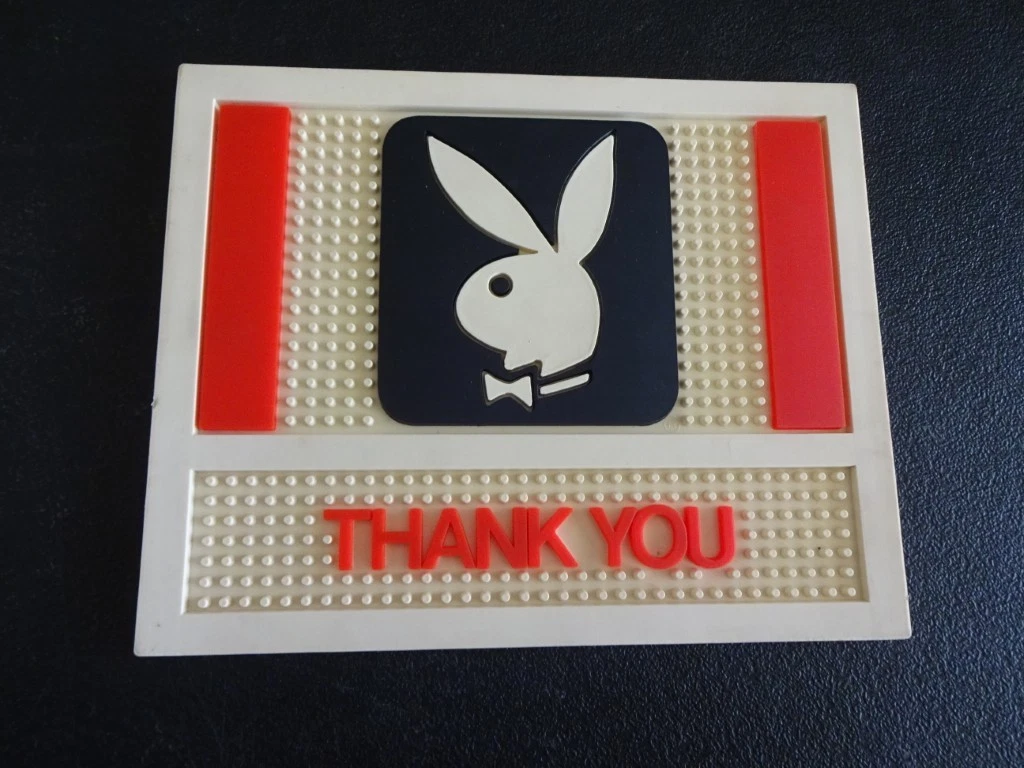 RARE PLAYBOY CLUB BAR RUBBER CHANGE MAT HUGH HEFNER BUNNY-FREE SHIPPING
Opens in a new window or tab