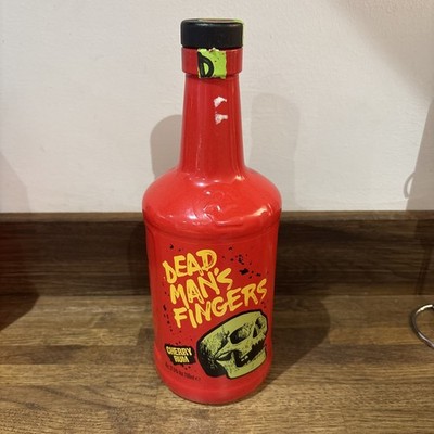 EMPTY Dead Man's Fingers 70cl Cherry Rum Bottle