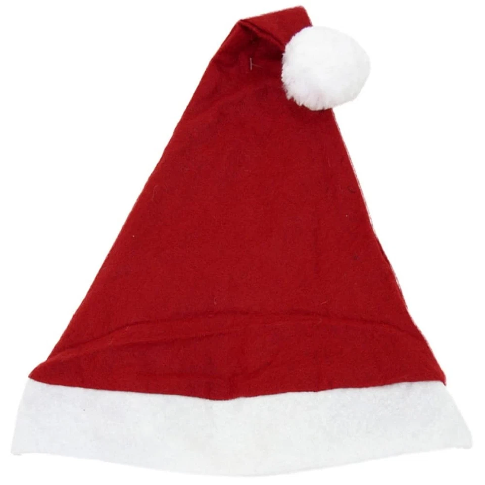 Cappello Babbo Natale classico Feltro 37x30 - Immagine 3 di 4