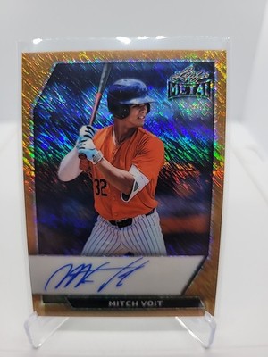 2026 Leaf Metal Mitch Voit Auto 1/1 Gold Shimmer 