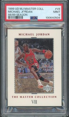 1999 UD Master Collection Michael Jordan #VII /500 PSA 9