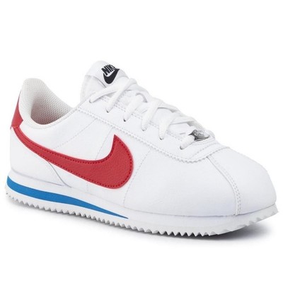 Nike Cortez Basic SL Junior Schuhe Rot-Blau Weiß-Rot 904764 Leder