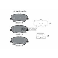 Textar BremsbeläGe BremsklöTze Vorne FüR KIA Stonic YB 1.0 T-Gdi 1.4 Cvvt Rio IV