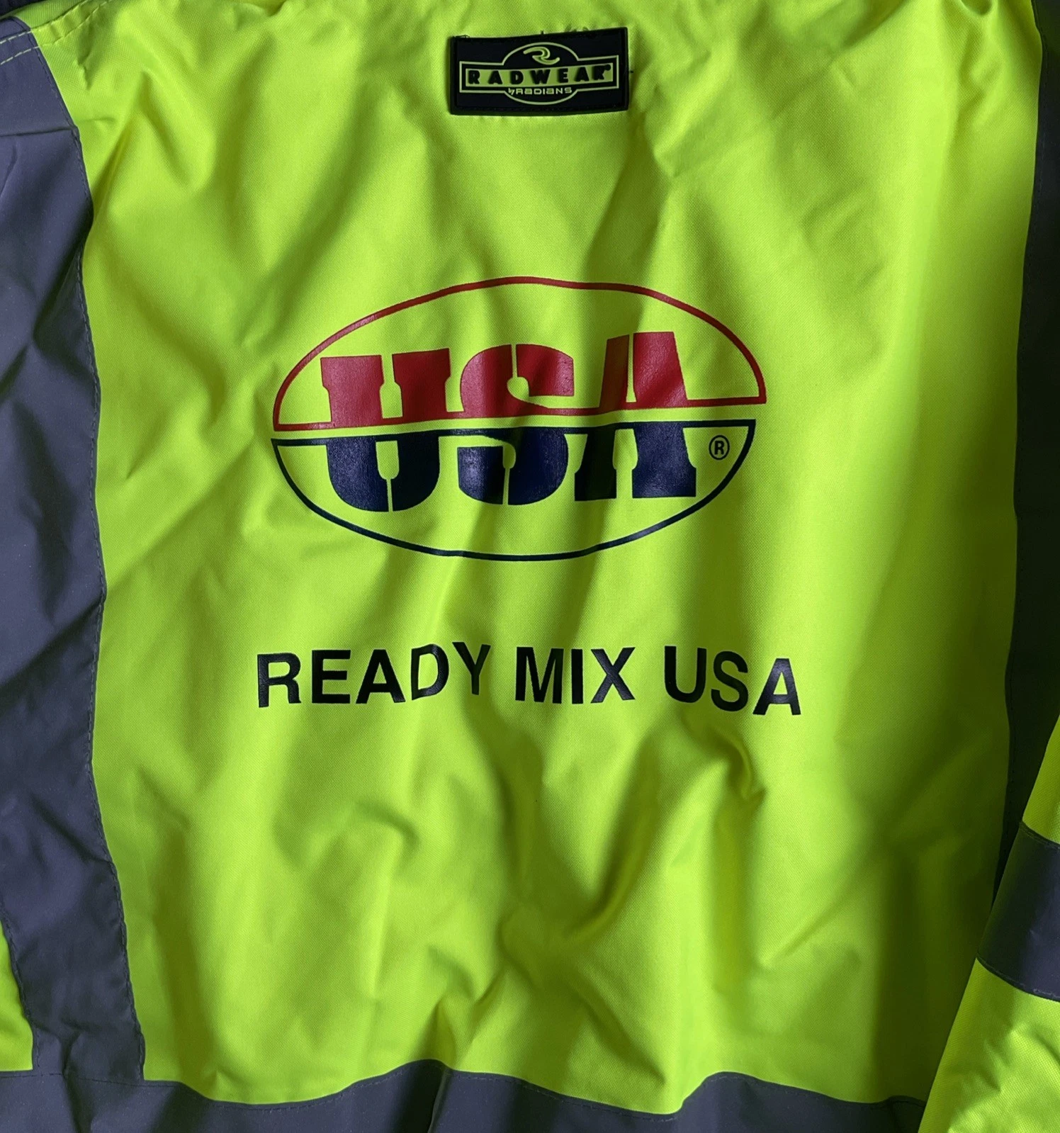 RADWEAR high visibility bomber jacket weatherproof with hood Size XL READ DESCRI - product detail image 7