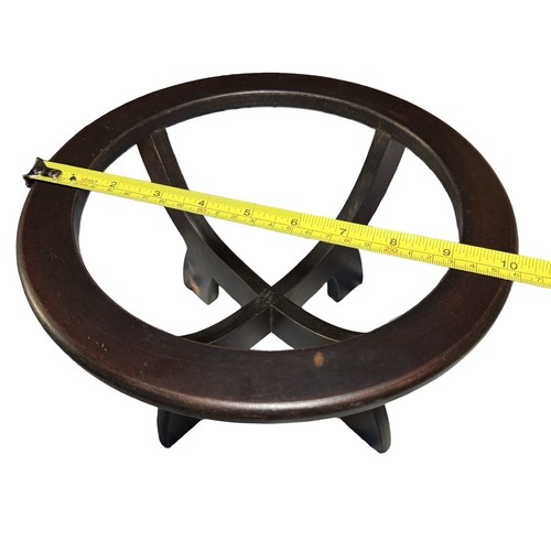 World Globe 12 " Diameter Wood Base Metal Frame Rotating Tabletop Old World Map - 第 7/8 張圖片