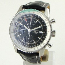 Breitling Navitimer Chronograph GMT 46mm Auto Steel Strap Warranty A24322121B2P2 2