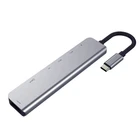 Laptops/Type-C Devices 7 in1 Type C Hub 4K HDMI USB Docking Station USB-C PD b