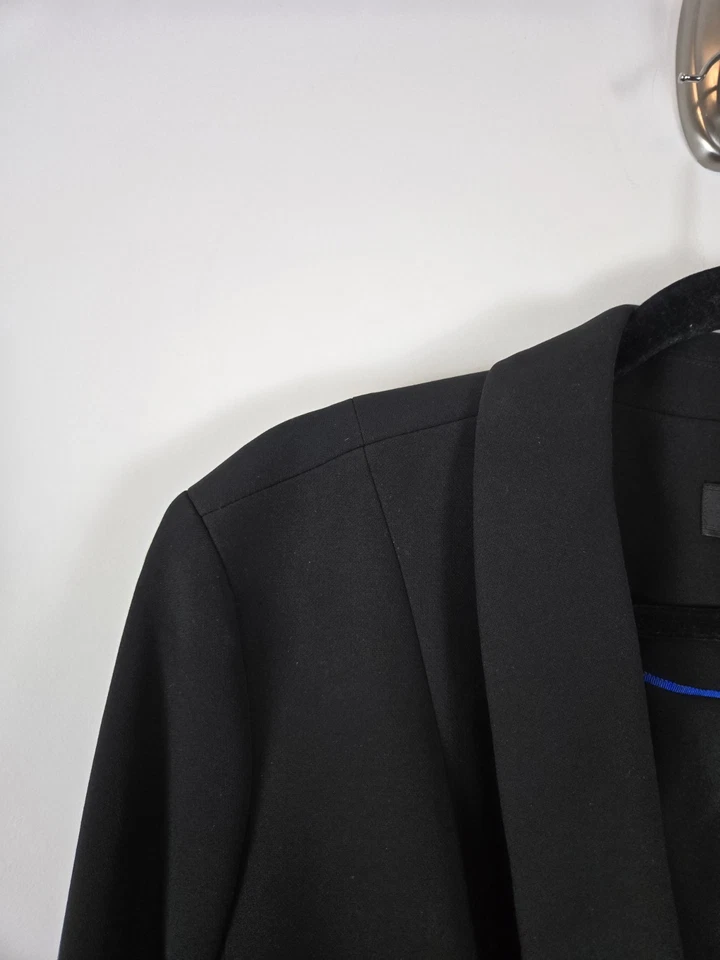 Nwt Talbots Sinlge Button Blazer Size 20w Black Lined Career Office Professional - Image 4 of 4