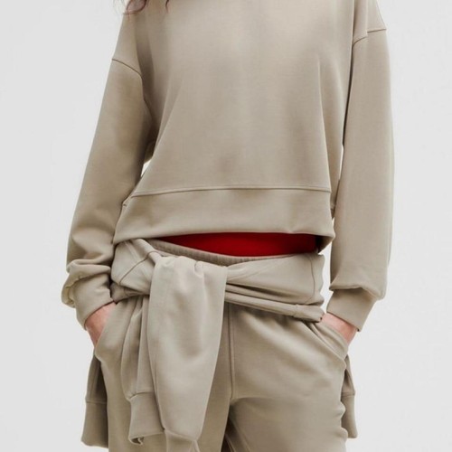 Lululemon softstreme perfectly oversized cropped pullover